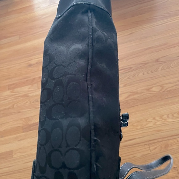 COACH black signature C fabric tote - Picture 8 of 8